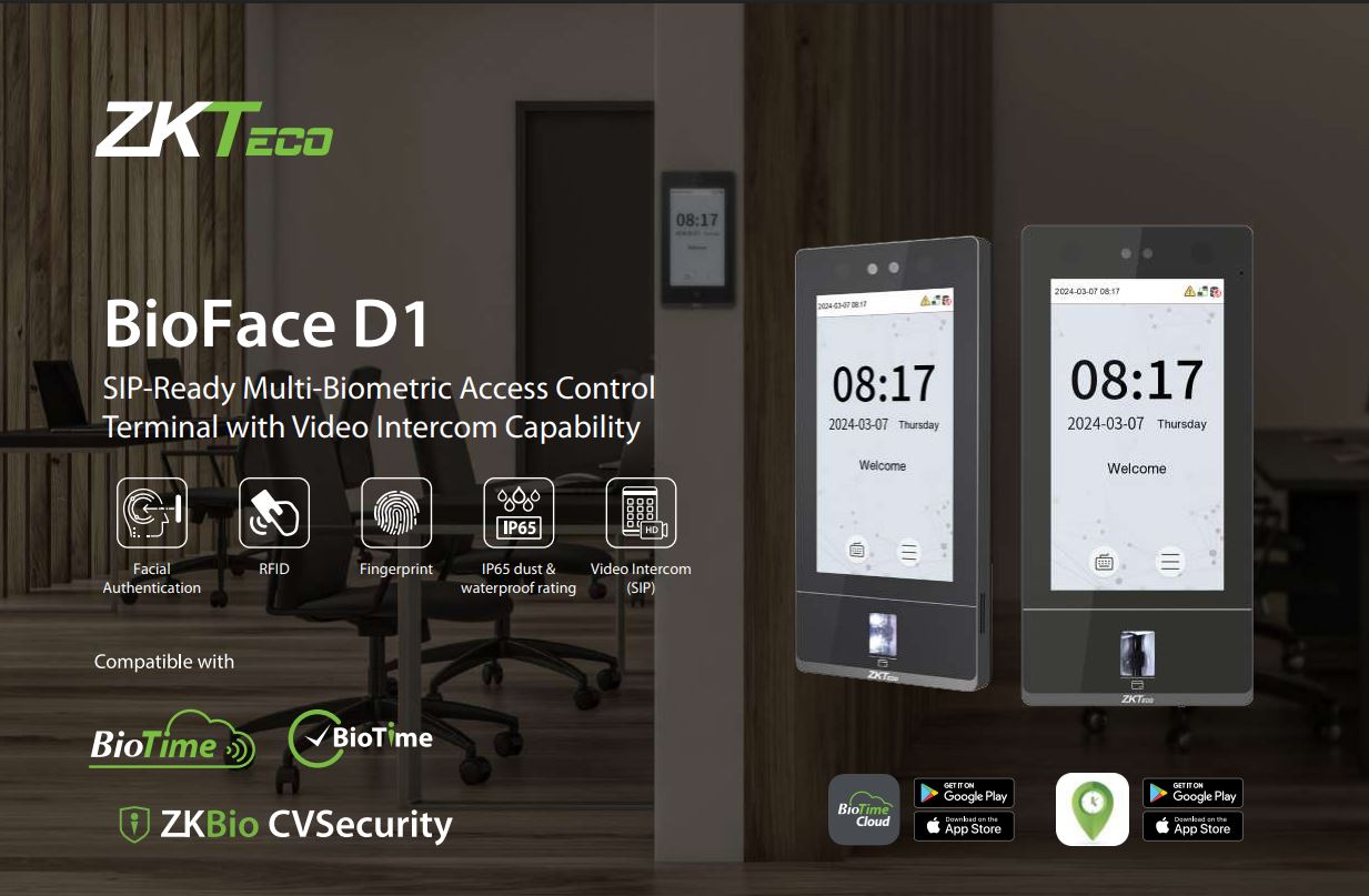 BioFace access control device